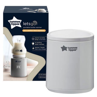 Tommee Tippee Lets Go Portable Baby Feeding Bottle Warmer - Grey 