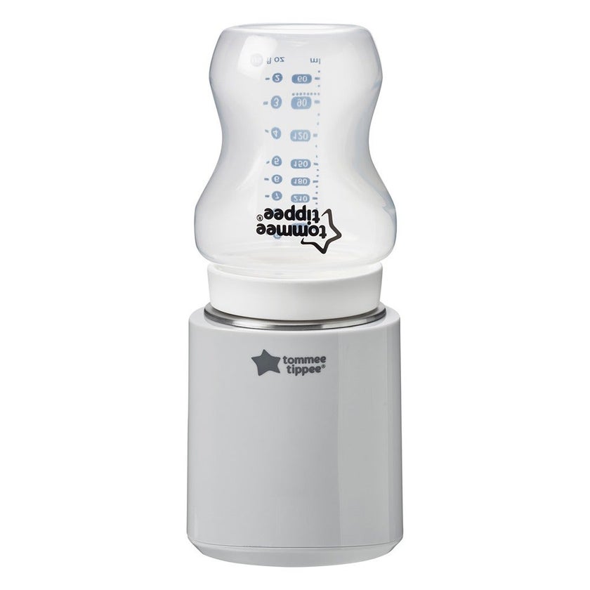 Tommee Tippee Lets Go Portable Baby Feeding Bottle Warmer - Grey 