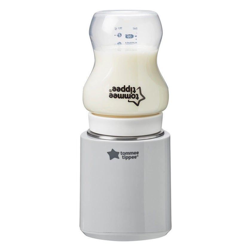 Tommee Tippee Lets Go Portable Baby Feeding Bottle Warmer - Grey 