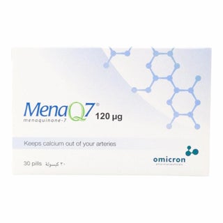 MenaQ7 Menaquinone-7 120mcg Softgels - 30 Softgels
