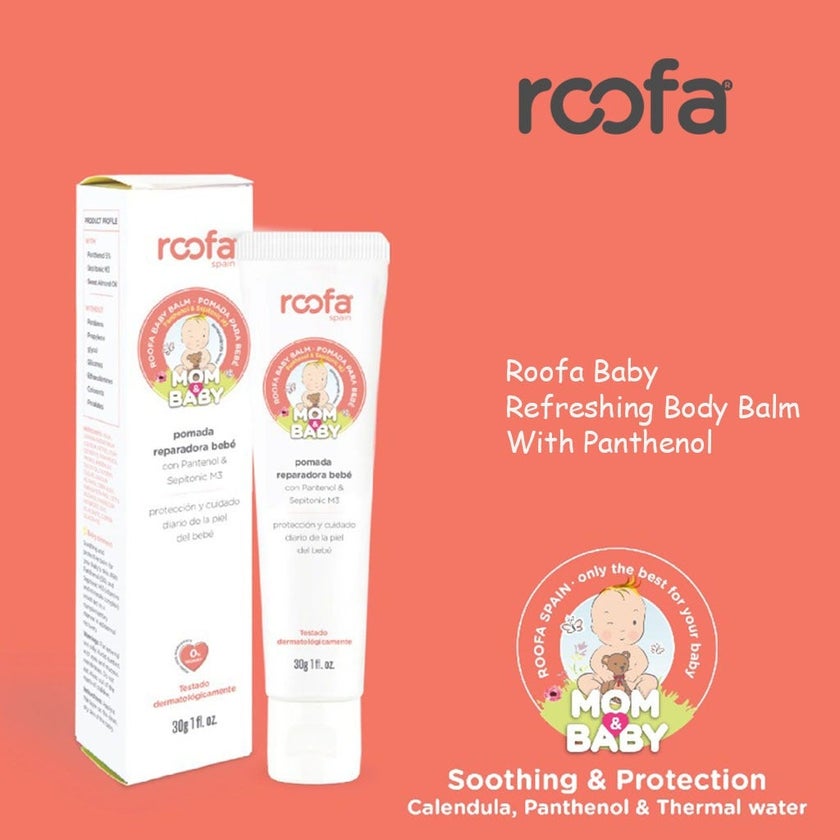Roofa Baby Refreshing Body Balm With Panthenol 75g