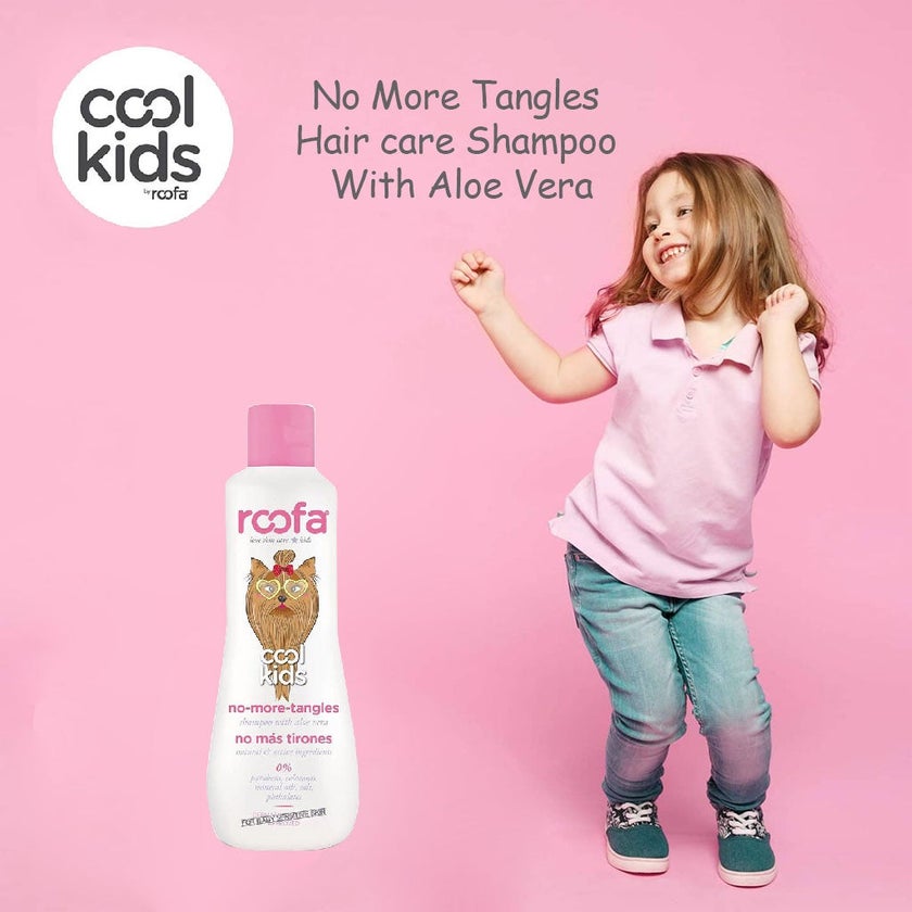 Roofa Cool Kids No More Tangles Hair care Shampoo With Aloe Vera 300ml