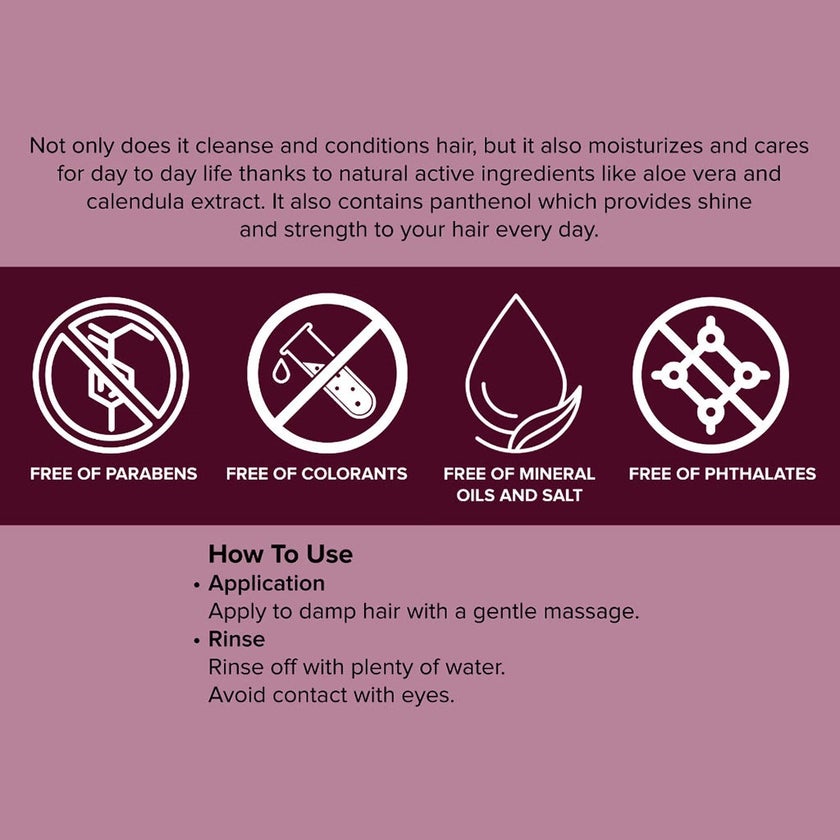 Roofa Cool Kids No More Tangles Hair care Shampoo With Aloe Vera 300ml