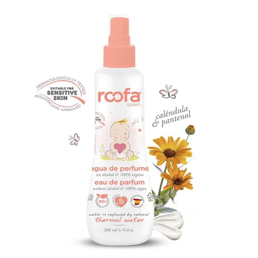 Roofa Baby Alcohol-Free Eau De Parfum With Thermal Water 200ml