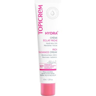Topicrem Hydra+ Rich Moisturizing Radiance Cream For Sensitive & Dry To Very Dry Skin 40ml