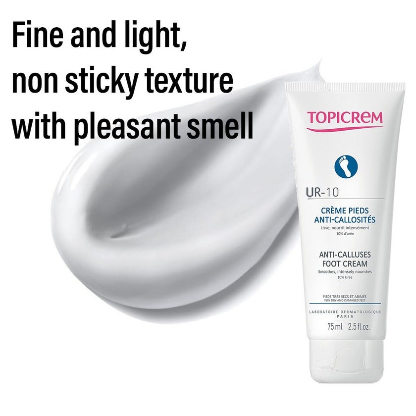 Topicrem Foot Topicrem UR 10 Anti-Callus Foot Cream For Very Dry And Damaged Feet ...