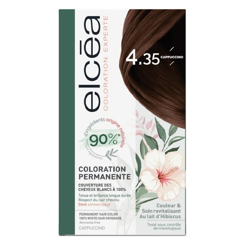 Noreva Elcea Coloration Experte Permanent Hair Color - 4.35 Cappuccino