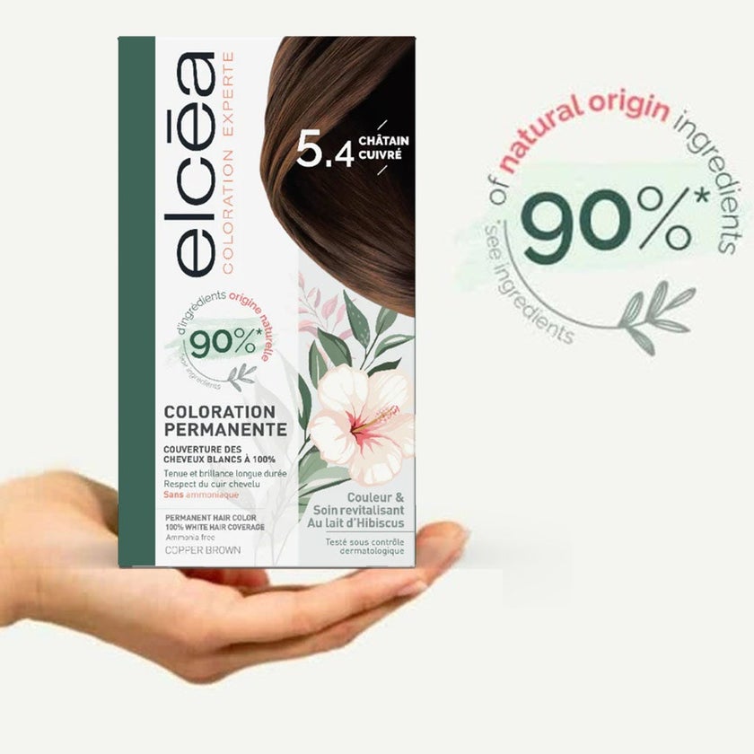 Noreva Elcea Coloration Experte Permanent Hair Color - 5.4 Copper Brown