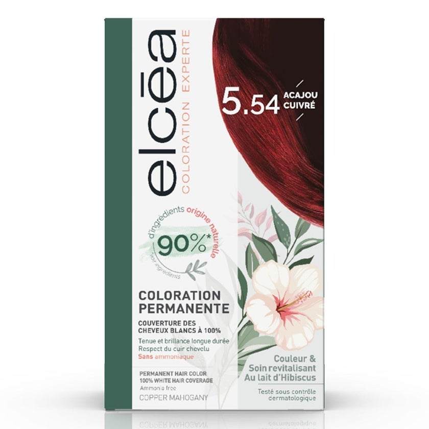 Noreva Elcea Coloration Experte Permanent Hair Color - 5.54 Copper Mahogany
