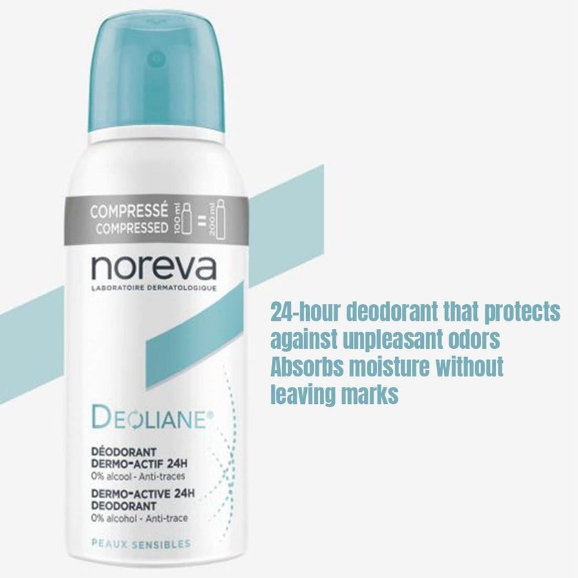 Noreva Deoliane Dermo-Active 24-Hour Spray Deodorant 100ml