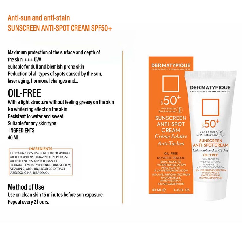 Dermatypique Sunscreen Fluid Mat With SPF 50+ For Combination To Oily Skin 50ml