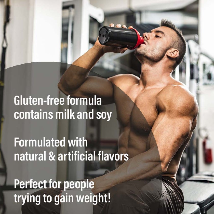 Muscle Bolt Mass Gainer Protein Powder Mix For Weight Gain, Chocolate 6lb