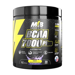 Muscle Bolt BCAA 7000 Plus For Muscle Recovery & Endurance Grape 30 Servings, 420g