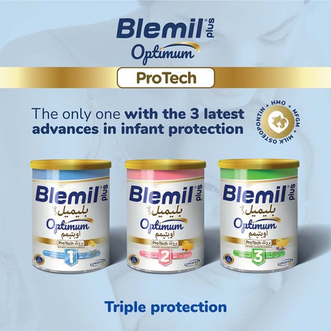 Blemil Plus Optimum Protech Stage 3 Toddlers Milk Formula For 1 To 3 Years 400g