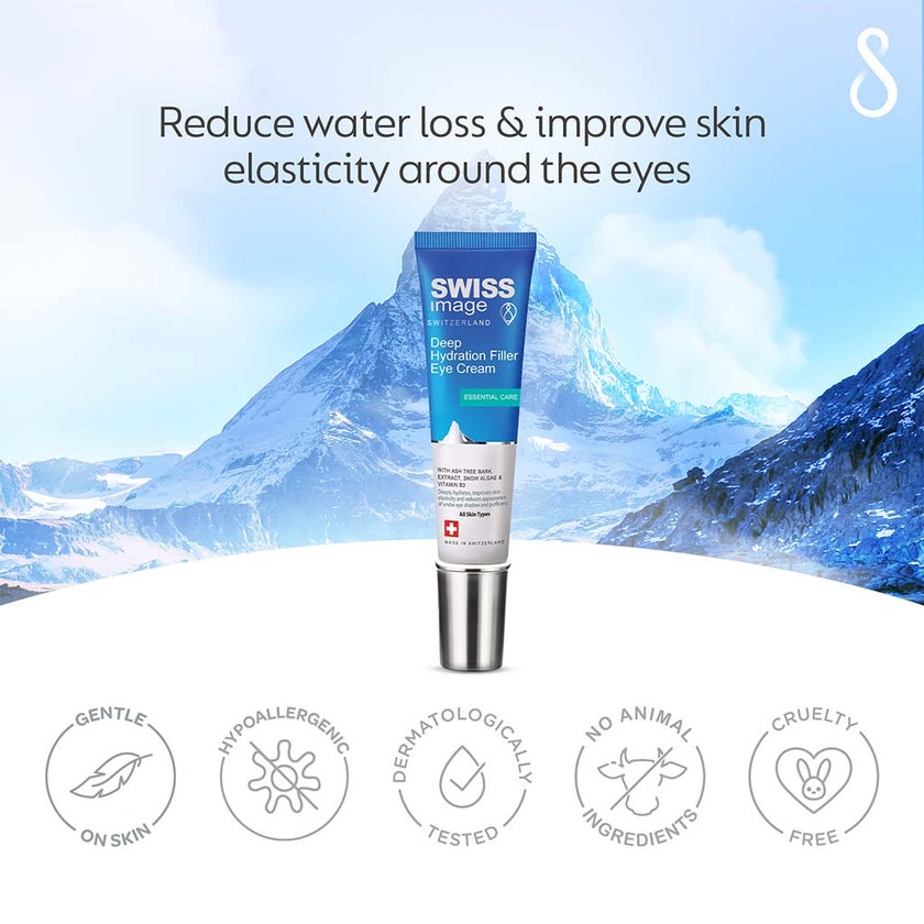 Swiss Image Essential Care Deep Hydration Filler Eye Cream For All Skin Types 15ml