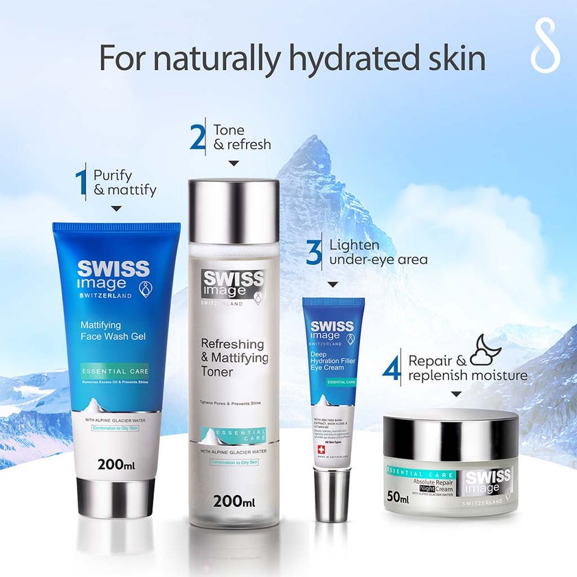 Swiss Image Essential Care Deep Hydration Filler Eye Cream For All Skin Types 15ml