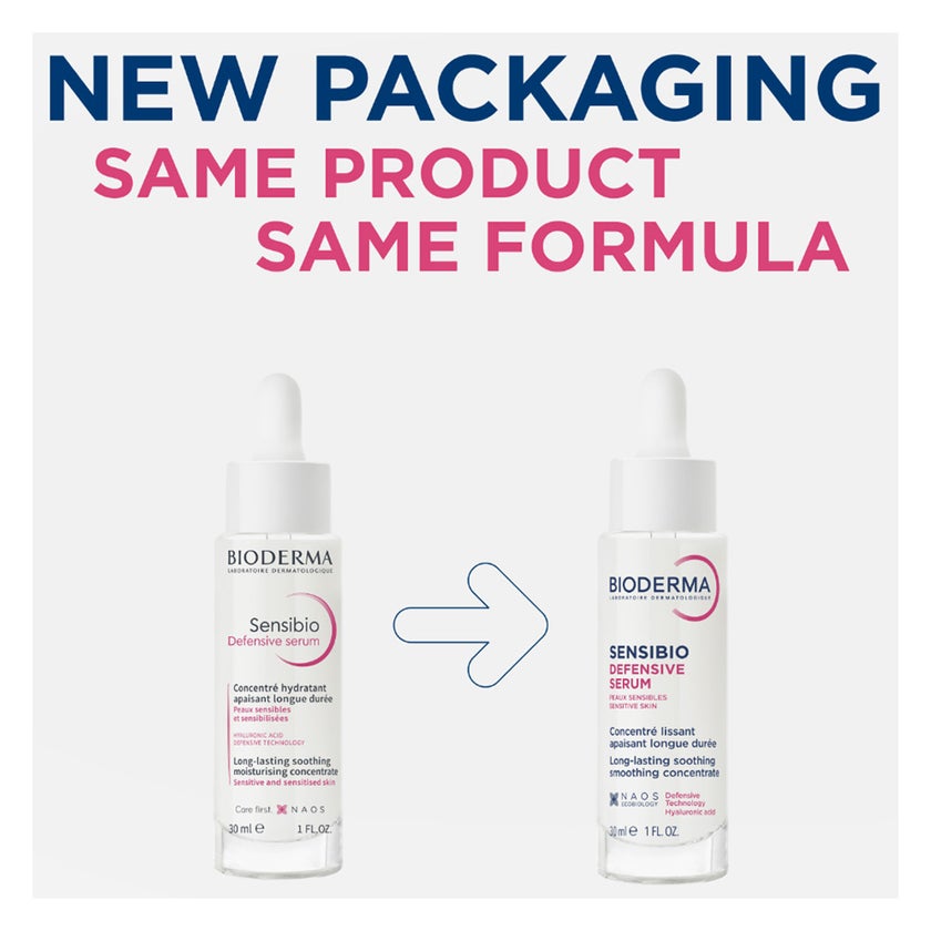 Bioderma Sensibio Defensive Face Serum For Sensitive & Sensitized Skin 30ml