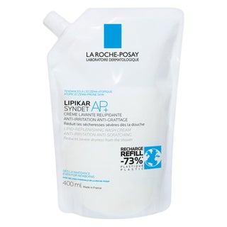 La Roche-Posay Lipikar Syndet AP+ Anti-Irritation & Anti-Scratching Cream Wash, Eco-Conscious Refill Pack 400ml