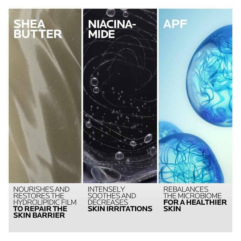 La Roche-Posay Lipikar Syndet AP+ Anti-Irritation & Anti-Scratching Cream Wash, Eco-Conscious Refill Pack 400ml