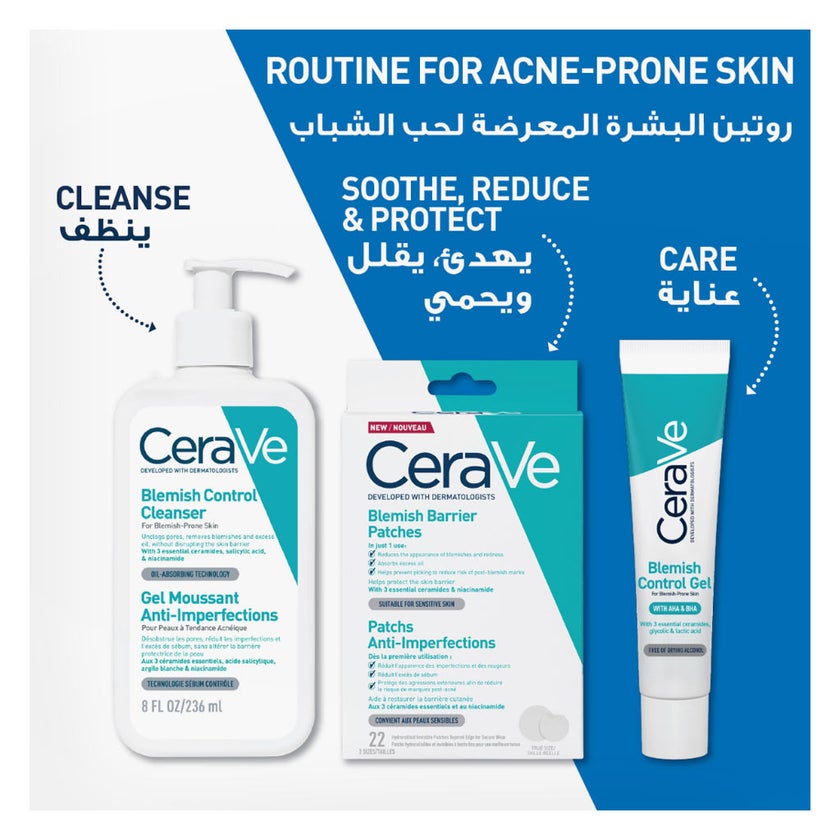 CeraVe Blemish Control 2% Salicylic Acid Cleanser, Acne Prone Skin 236ml