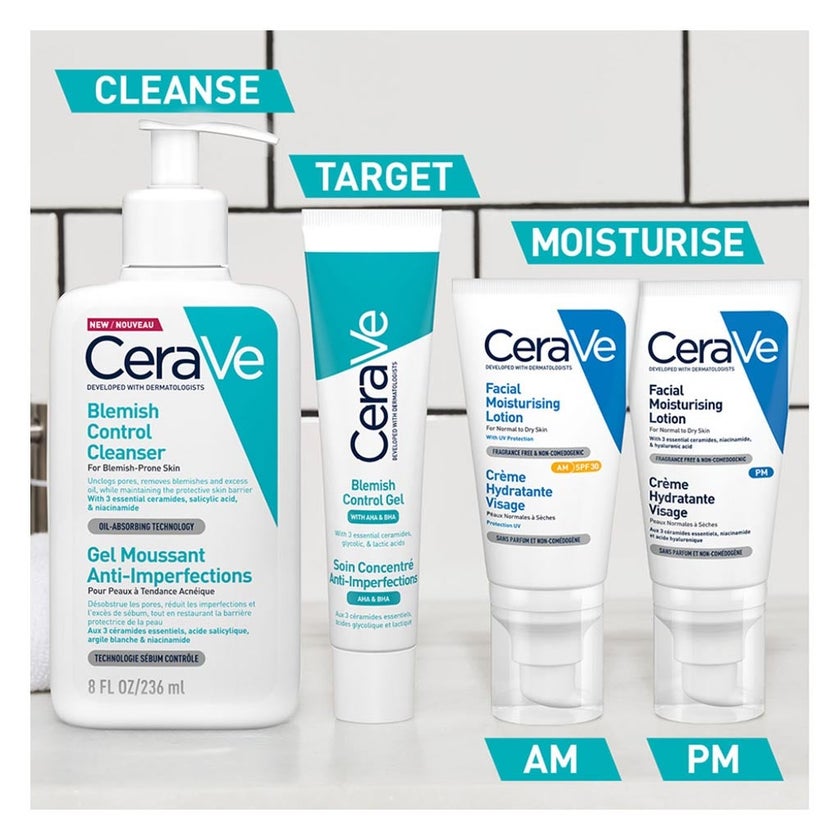 CeraVe Blemish Control Facial Cleanser For Blemish Prone Skin 236ml