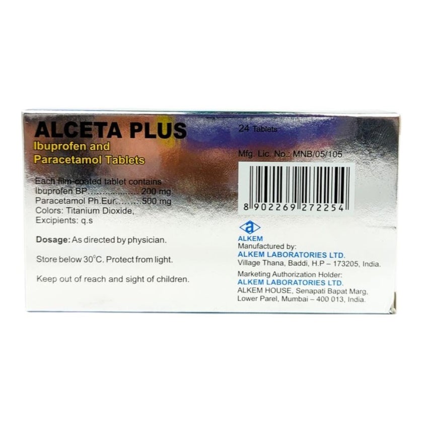 Alceta Plus Tablets, Pack of 24's