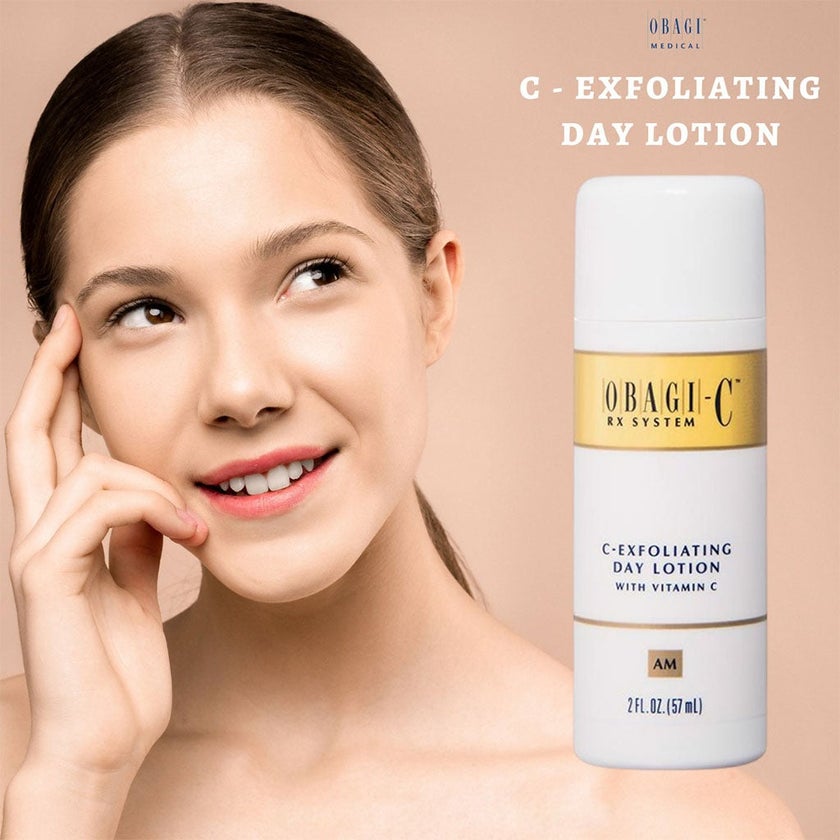 Obagi C Exfoliating Day Lotion With AHA Glycolic Acid And Vitamin C For Brighter Complexion 59ml