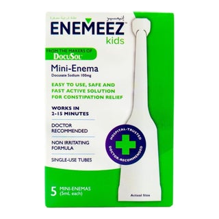 Enemeez Mini Enema Kids Constipation Relief 5ml, Pack of 5's