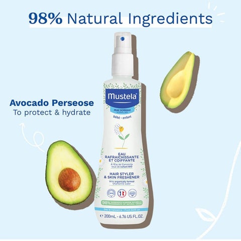 Mustela Baby Hair Styler & Skin Freshener - 200ml x 2