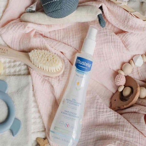 Mustela Baby Hair Styler & Skin Freshener - 200ml x 2