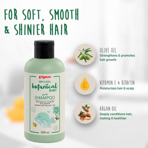 Pigeon Natural Botanical Baby Shampoo - 200ml