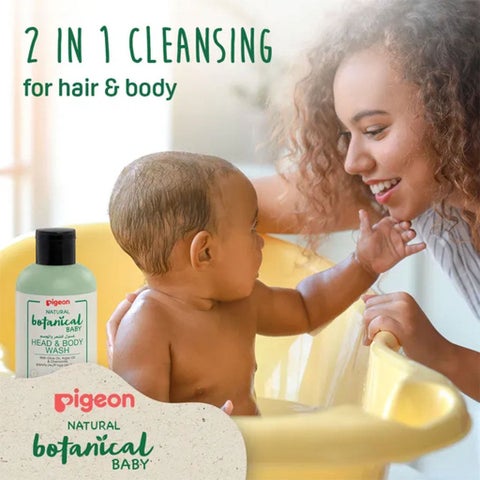 Pigeon Natural Botanical Baby Skincare Head & Body Wash - 200ml