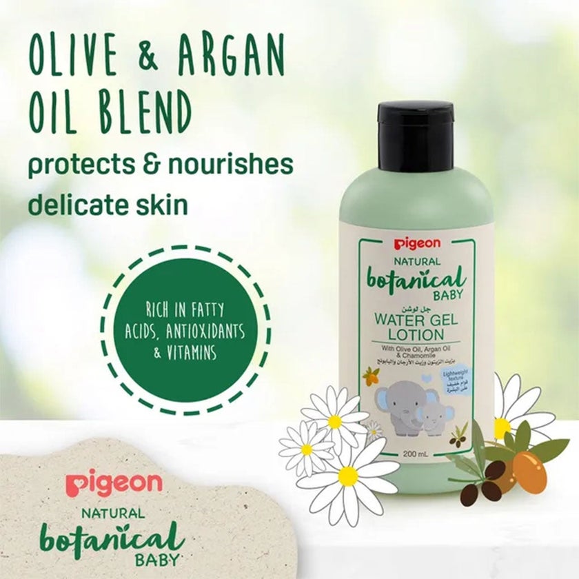 Pigeon Natural Botanical Baby Water Gel Lotion 200ml