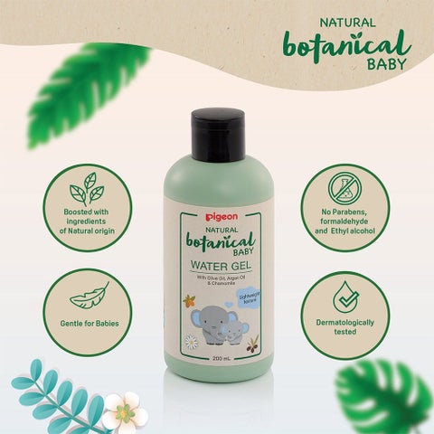 Pigeon Natural Botanical Baby Water Gel Lotion - 200ml