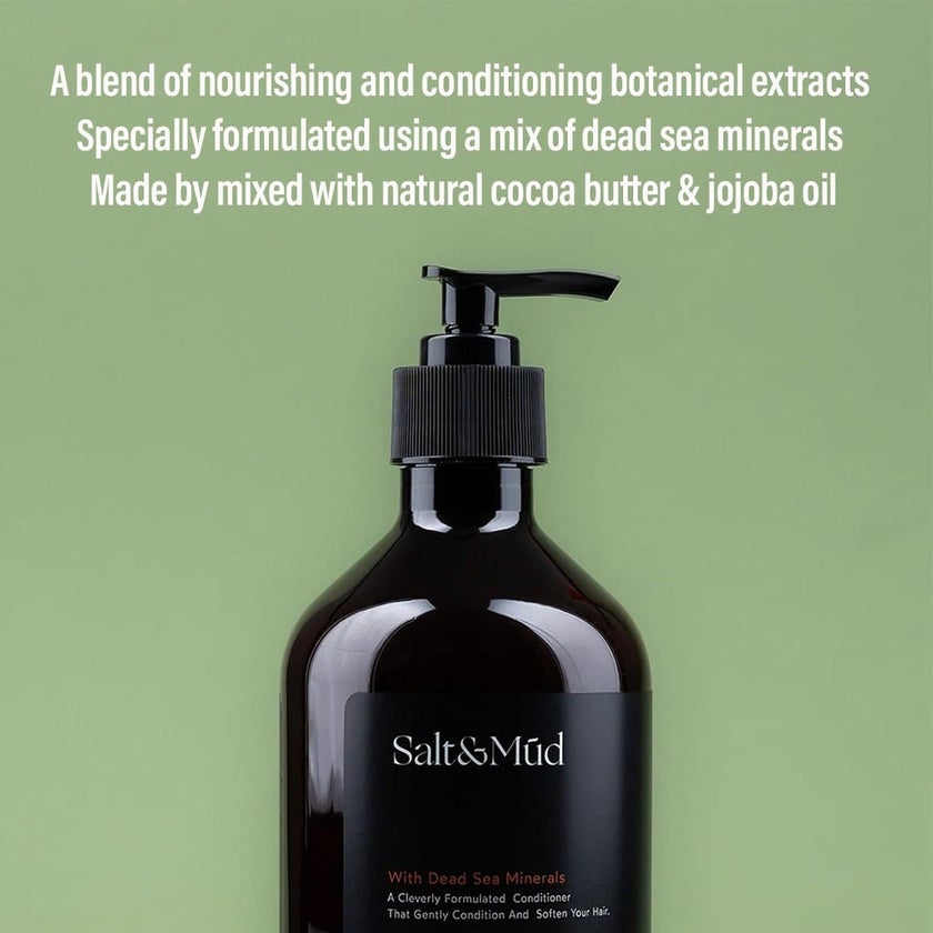 Salt And Mud Hair Conditioner With Dead Sea Minerals & Bergamot Rind 500ml