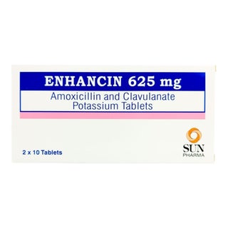 Enhancin 625mg Tablets, Pack of 20's