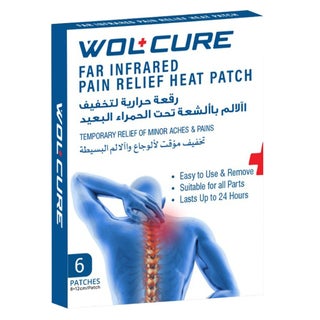 Wolcure Far Infrared Pain Relief Heat Patch, Pack of 6's