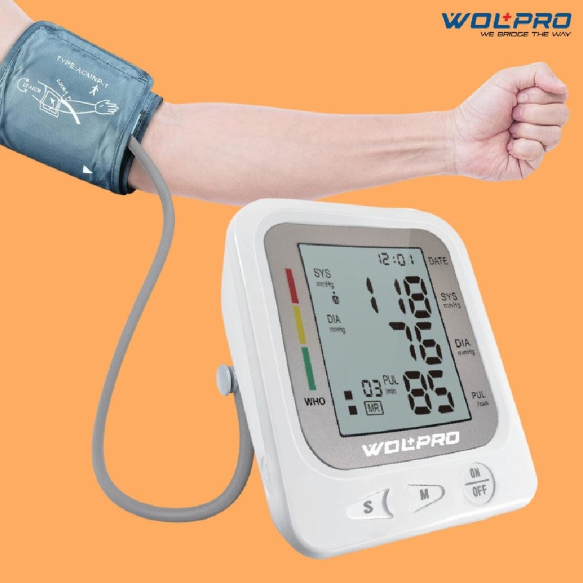 Wolpro Upper Arm Blood Pressure Monitor WOLBP01 