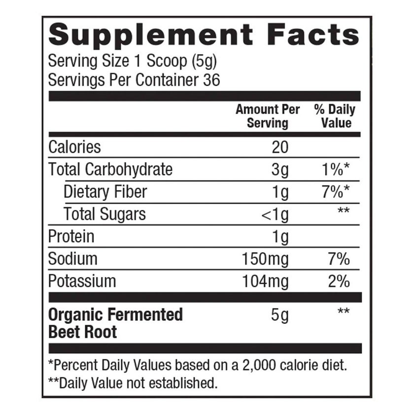 PlantFusion Organic Beet Powder Fermented Superfood Powder Blend 180g