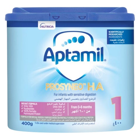 Aptamil Prosyneo HA Hypoallergenic Stage 1 Baby Milk Formula For 0 To 6 Months 400g