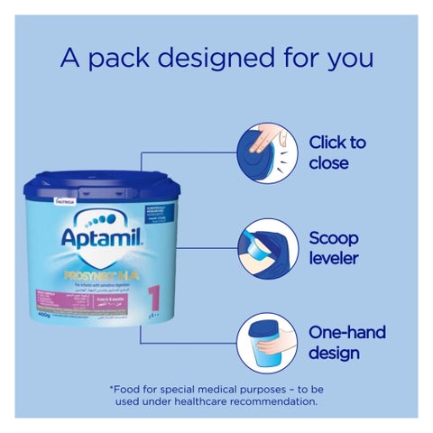 Aptamil Prosyneo HA Hypoallergenic Stage 1 Baby Milk Formula For 0 To 6 Months 400g