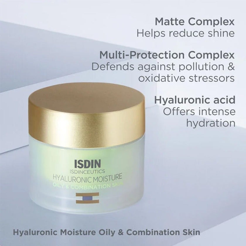 Isdin Isdinceutics Hyaluronic Moisture Cream For Oily Skin & Combination Skin 50g