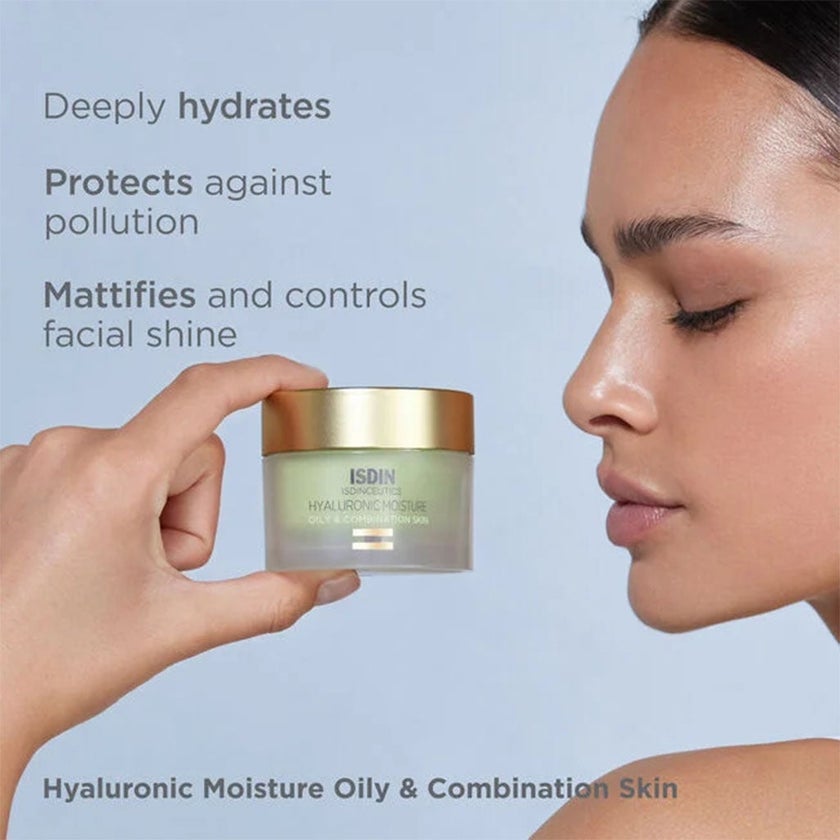 Isdin Isdinceutics Hyaluronic Moisture Cream For Oily Skin & Combination Skin 50g