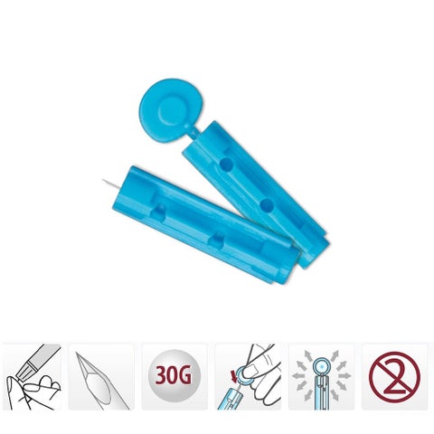 Rossmax Blood Sugar Sterile Lancets For Lancing Device, Pack of 50's