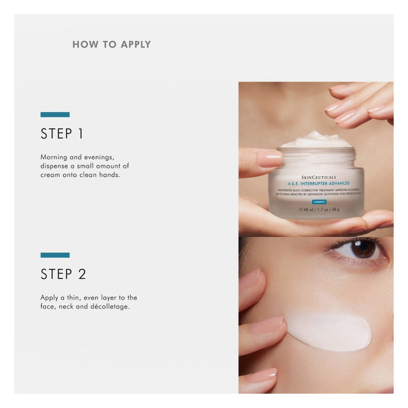 SkinCeuticals A.G.E Interrupter Advanced Antiwrinkle Multi Corrective Treatment Face Cream 48ml