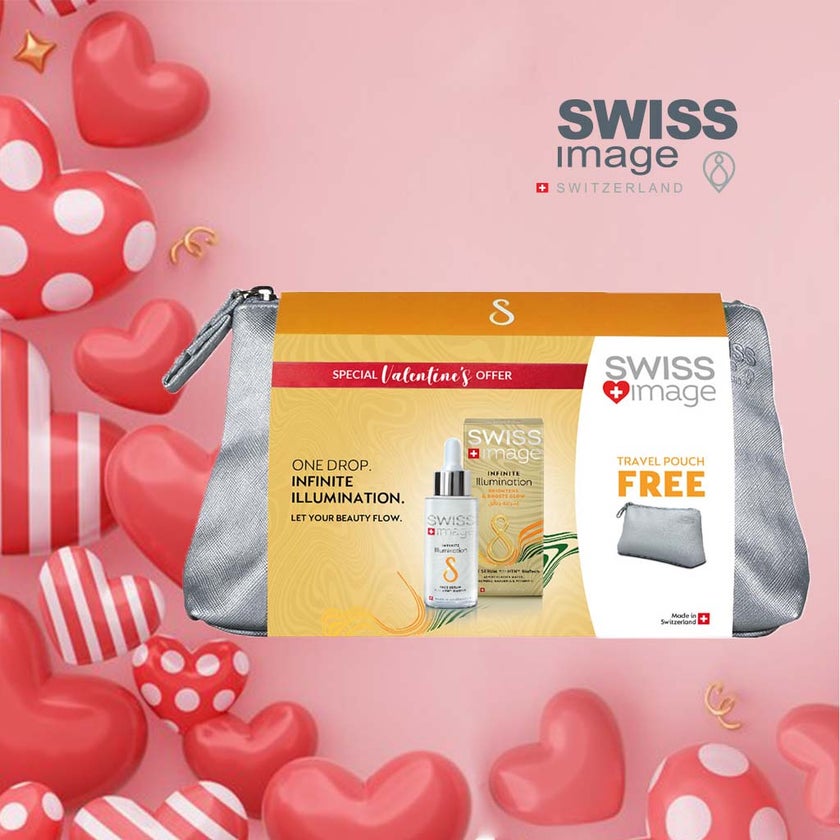 Swiss Image Infinite Illumination Brightening & Boosting Glow Face Serum 30ml With Free Travel Pouch