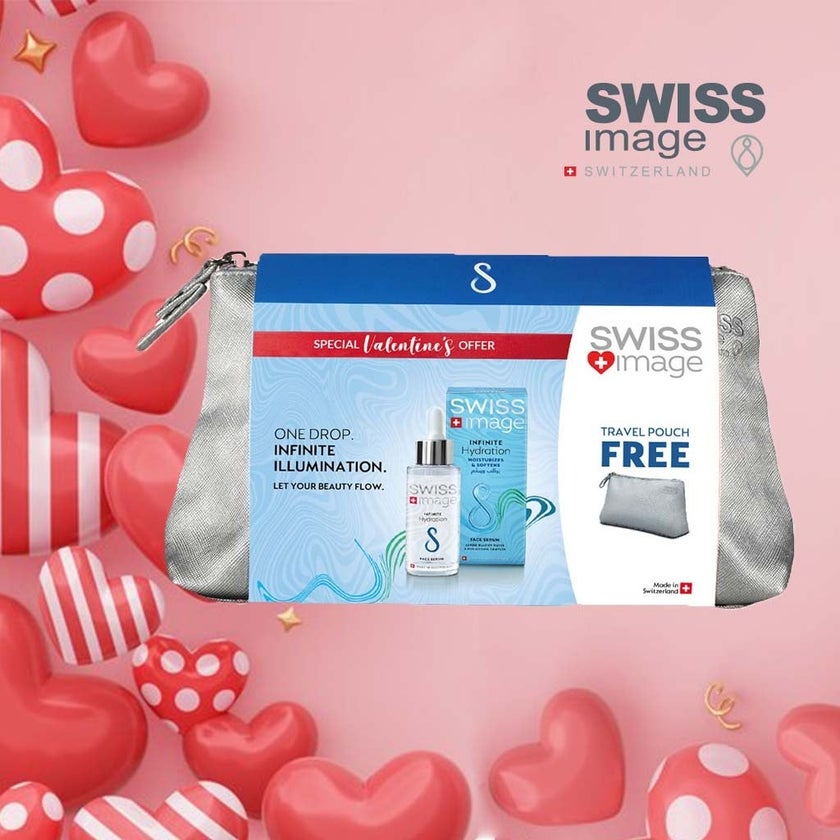 Swiss Image Infinite Hydration Moisturizing & Softening Face Serum 30ml With Free Travel Pouch
