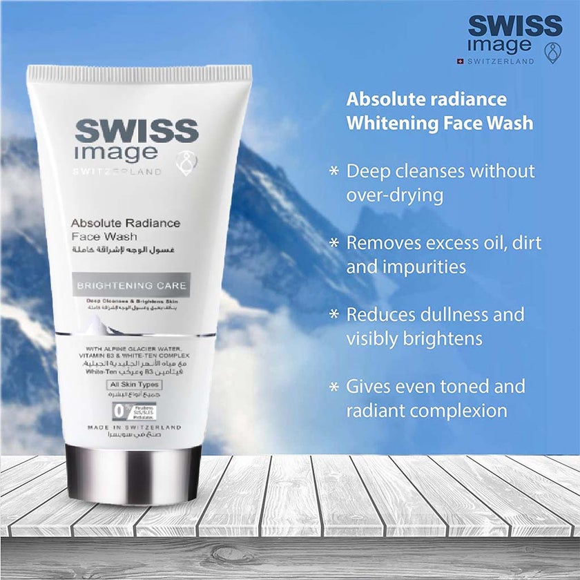 Swiss Image Radiance & Glow Skincare Set of Absolute Radiance Brightening Face Wash 200ml + Brightening Day Cream 50ml PROMO PACK
