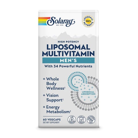 Solaray Liposomal Men's Multivitamin, Energy Support - 60 Capsules