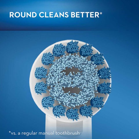 Oral B D12.513 Vitality Precision Clean Electric Toothbrush - 2 Pieces